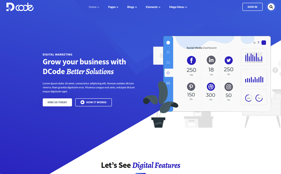 Dital Marketing Template